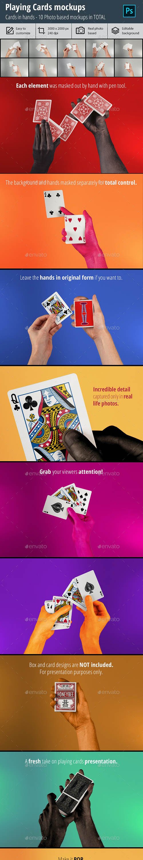 Playing Cards Mockup vol. 3 29401422