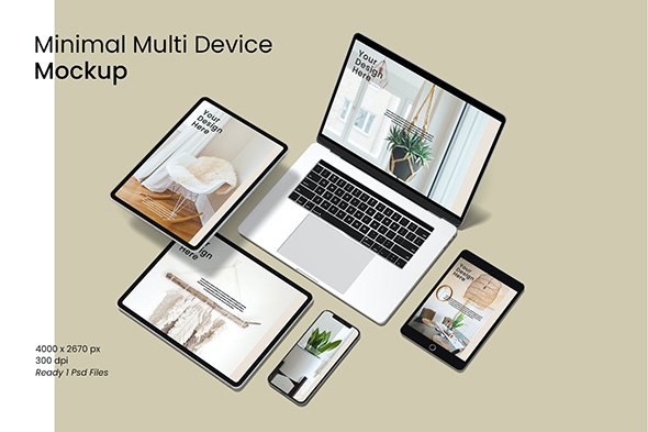 Minimal Multi Device Mockup