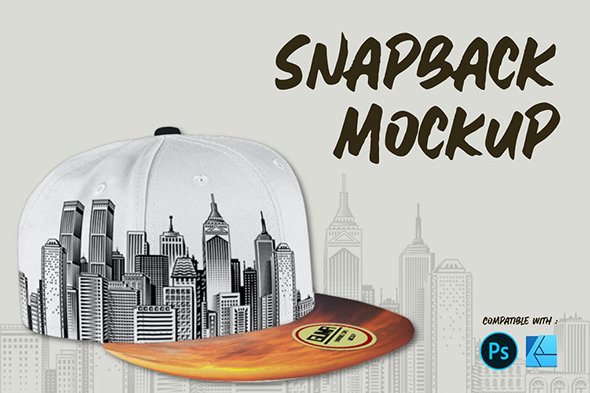 Snapback Caps Mockup