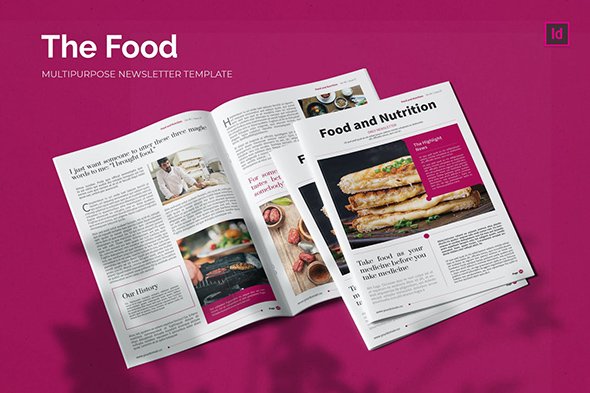 Food and Nutrition - Newsletter Template