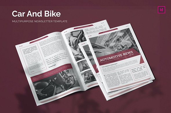 Car and Bike - Newsletter Template