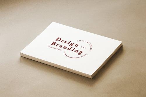 Realistic Logo Mockup PSD