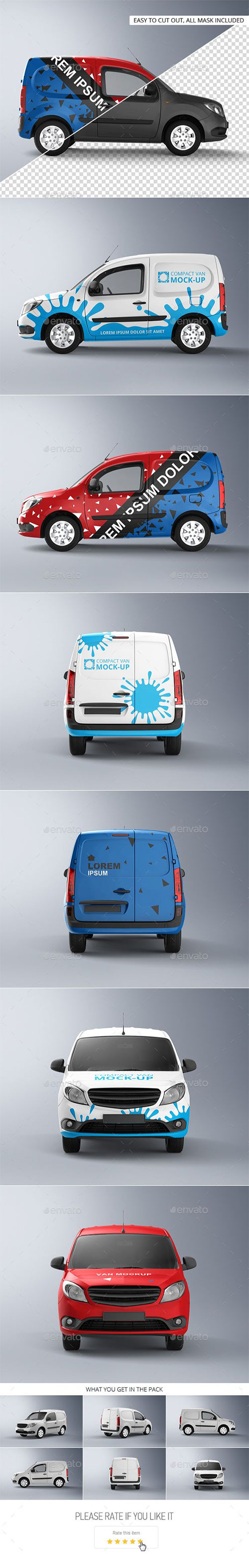 Compact Van Mock-up - 13388752