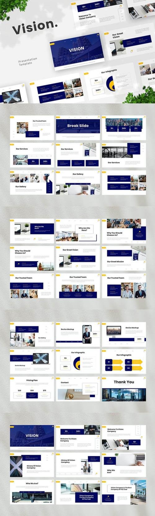 Business Creative Powerpoint, Keynote and Google Slides Template
