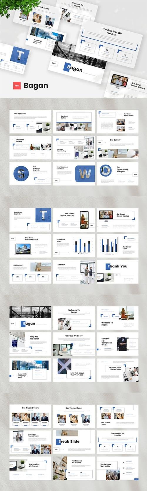 Annual Report Powerpoint, Keynote and Google Slides Template