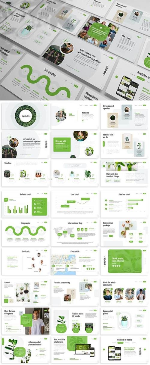 Seeds - Nature Powerpoint Template