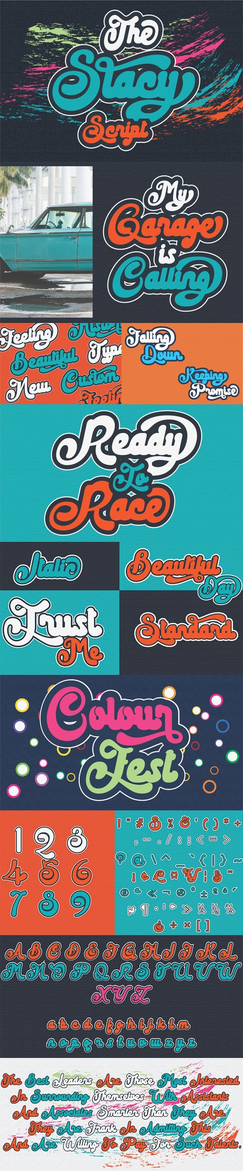 The Stacy - Retro Styled Script Font