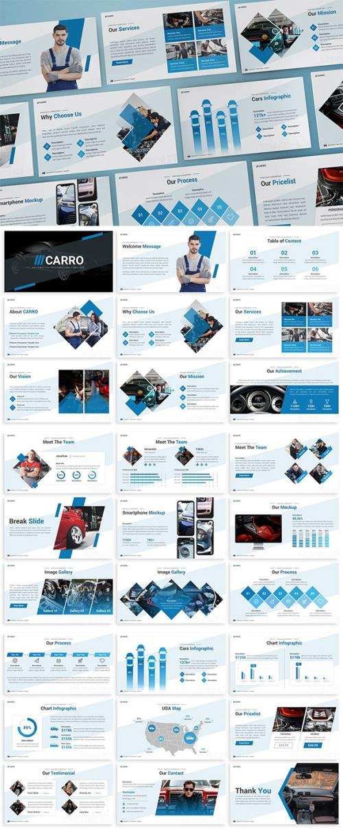 Carro - Automotive Keynote Template