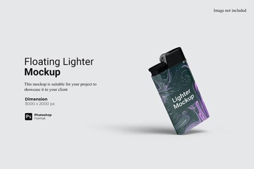 Download Floating Lighter Mockup Mockups Free Psd Templates