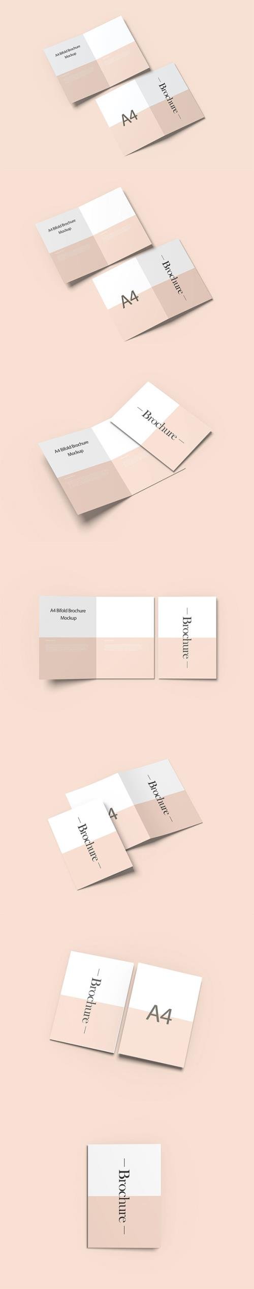 A4 Bifold Brochure Mock-Up