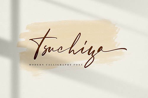 Tsuchiya - Modern Calligraphy Font