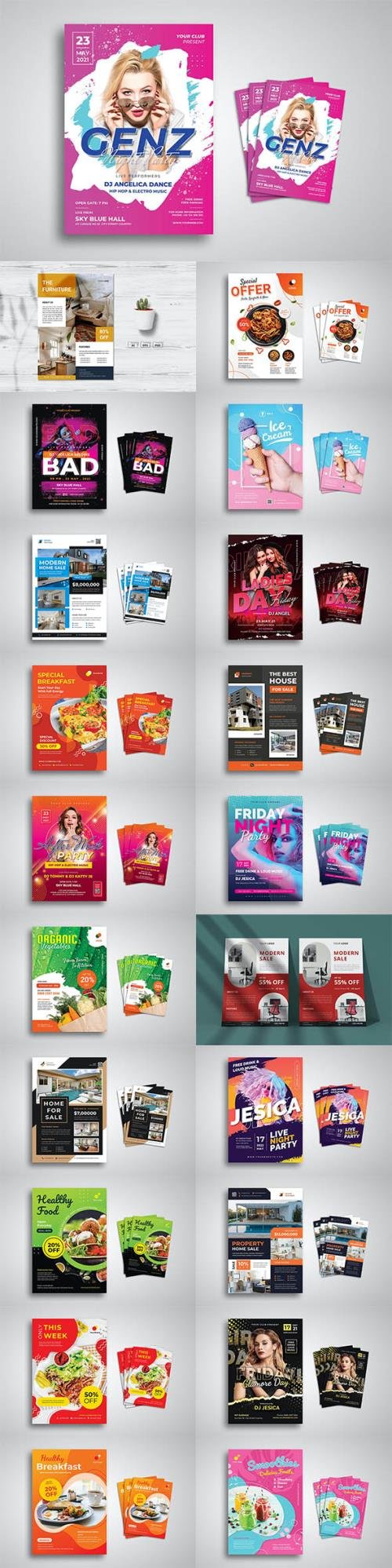 22 Flyers Bundle