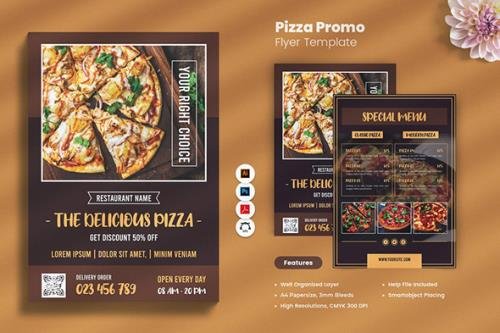 Pizza Promo Flyer PSD