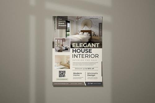 House Interior Flyer PSD