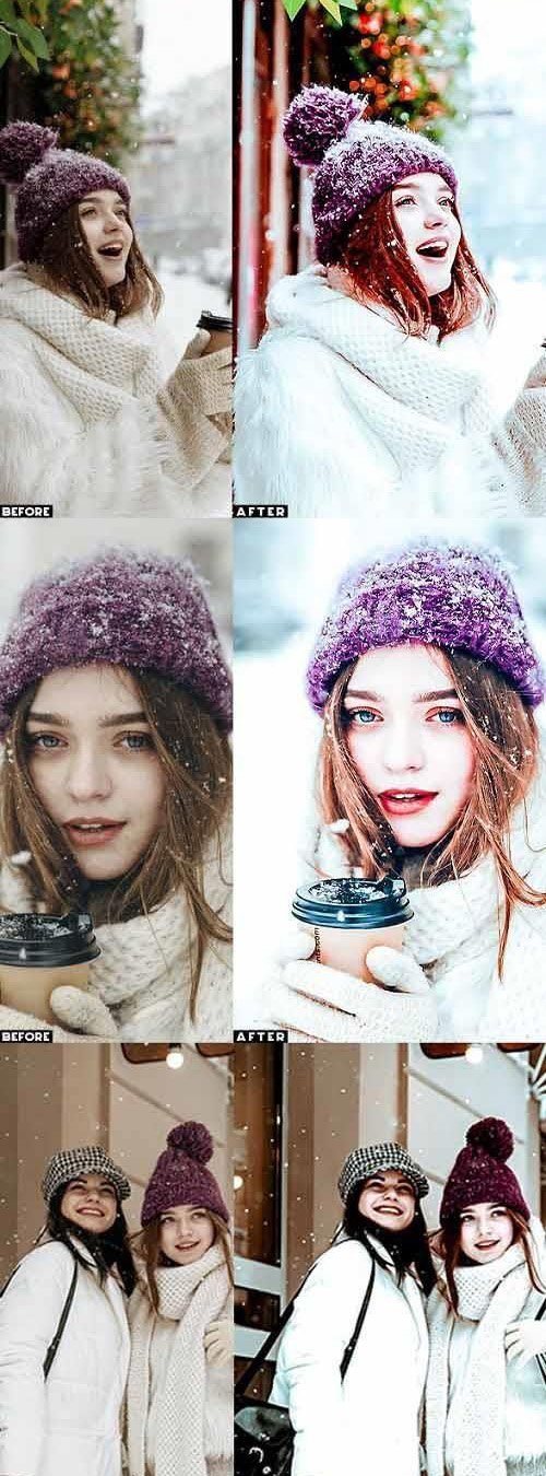 Bright Winter Photoshop Actions - 29801972