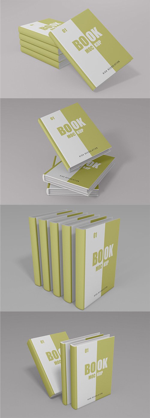 Book Mockup - Vol 04 PSD
