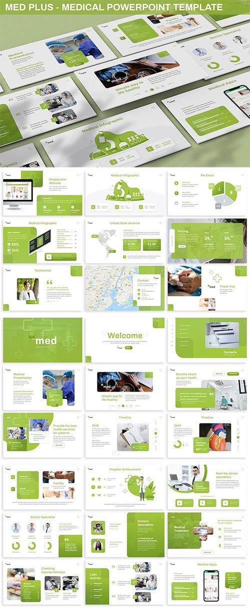 Med Plus - Medical Powerpoint Template