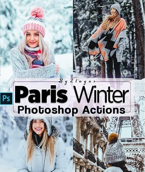 Paris Winter Photoshop Actions