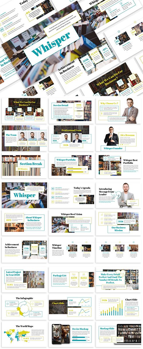 Whisper - Business Template Prensentation