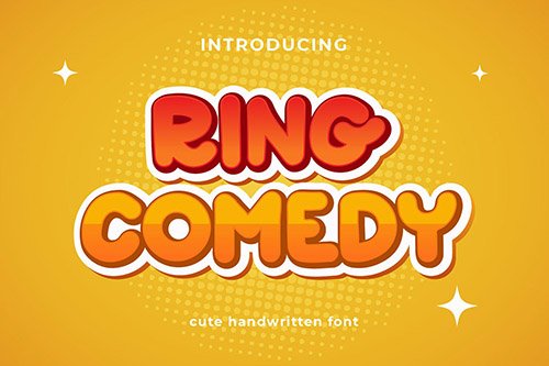 Ring Comedy - Playful Display Font