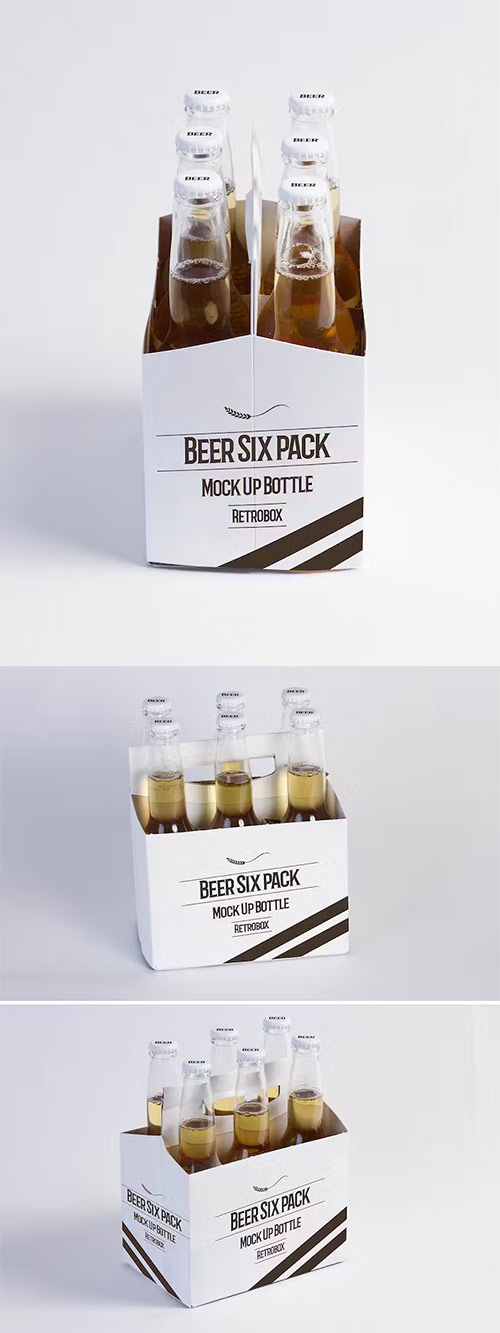 SixPack Beer Mock Up