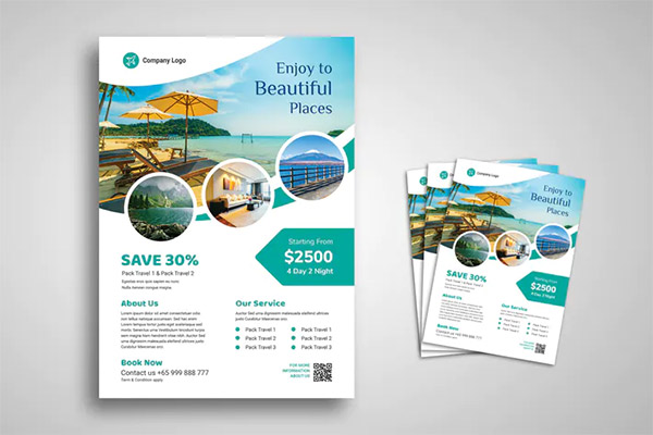 Travel and Vacation Promo Flyer