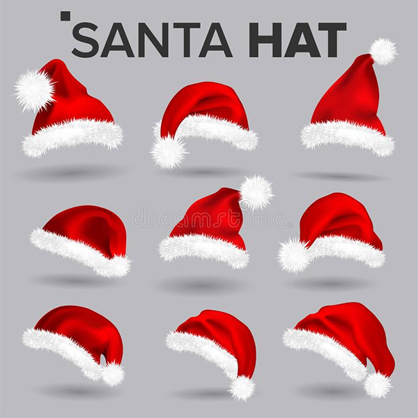 Santa Hat Set