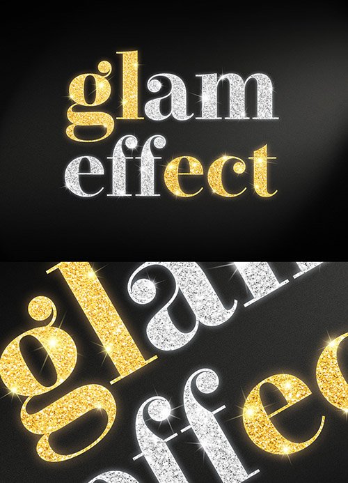 Glitter text effect 299614816