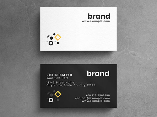 Minimal Agency Business Card Layout