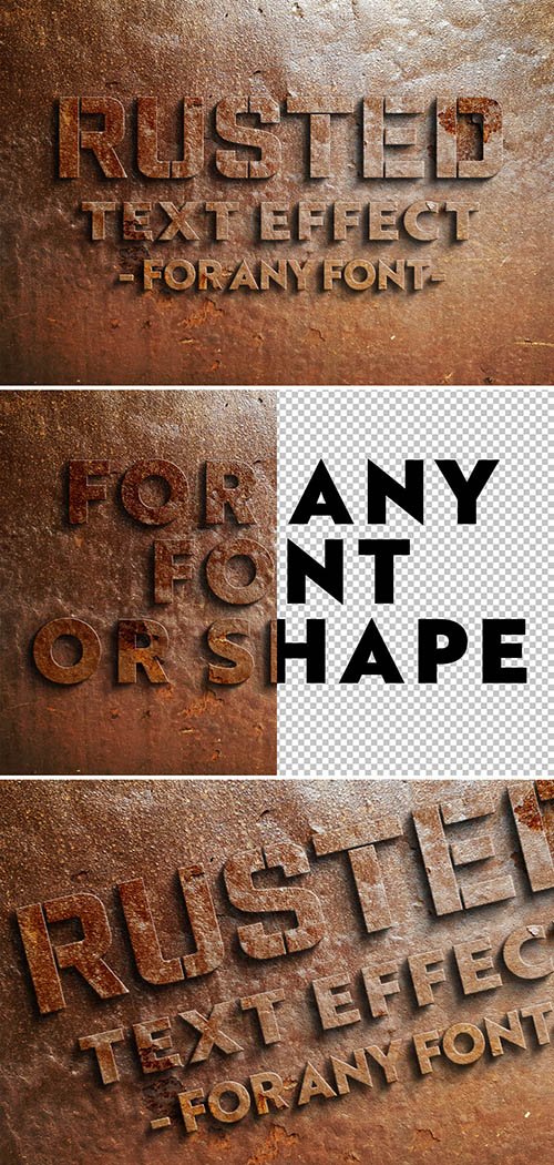 Rusted Text Effect 300990687