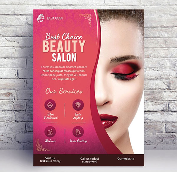 Beauty Salon - Premium flyer psd template