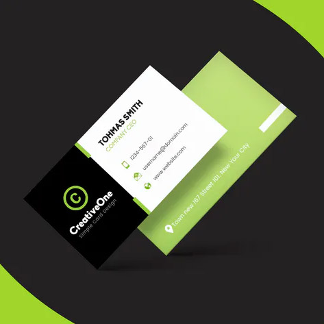 Business Visiting Cards Design PSD Template