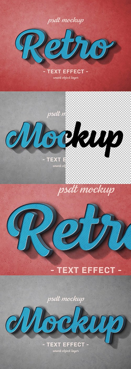 Colorful Retro Text Effect 300467899