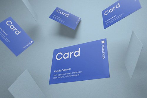 Cards 2 Product Mockup PSD