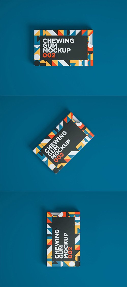 Chewing Gum Mockup 002 PSD