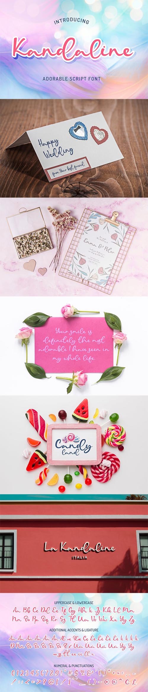 Kandaline - Adorable Script Font 5828025