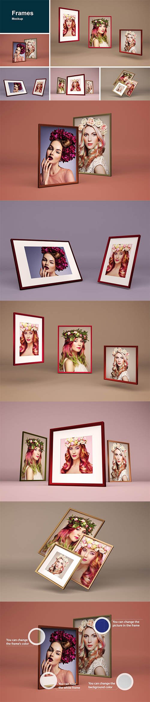 Frames Mockup PSD