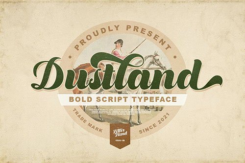 Dustland - Bold Script Typeface