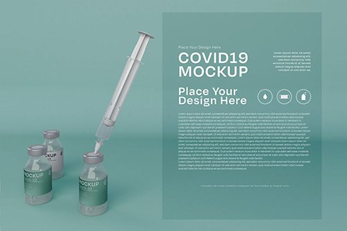 Covid-19 Design Mockup 2 PSD