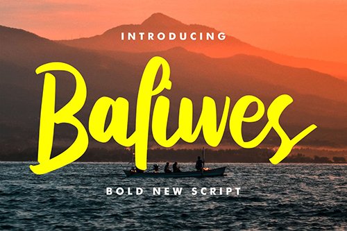 Baliwes Bold New Script Font
