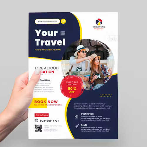 Clean Travel Flyer PSD