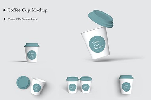 Coffee Cup Mockup PSD