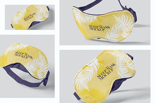Sleep Mask Mockups PSD
