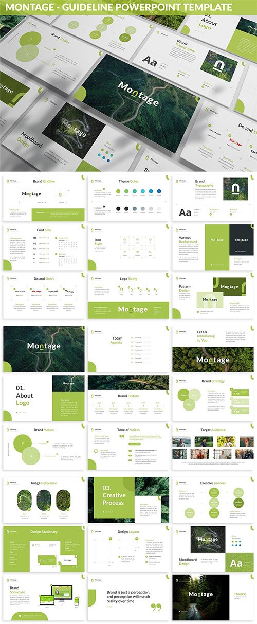 Montage - Guideline Powerpoint Template