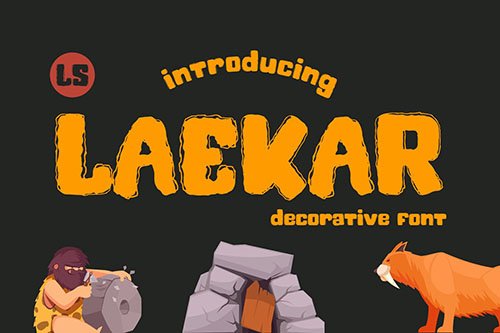 Laekar | Playful font