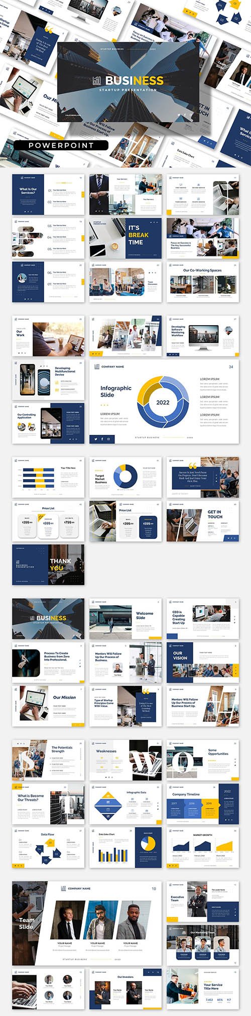 BUSINESS - Start Up Clean PowerPoint and Keynote Template
