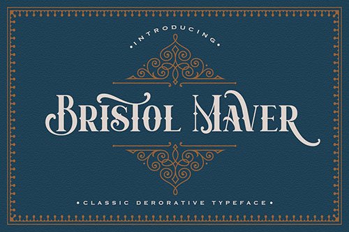 Bristol Maver - Decorative Font