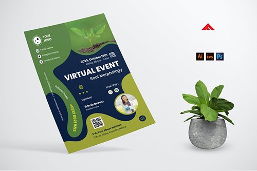 Biological Online Event Flyer