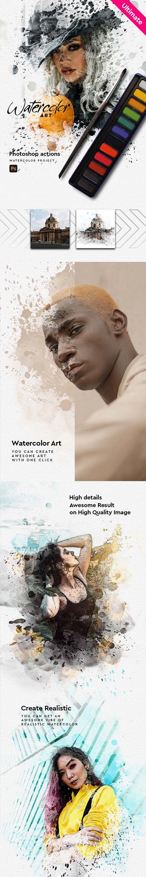 Watercolor Art - Aquarelle