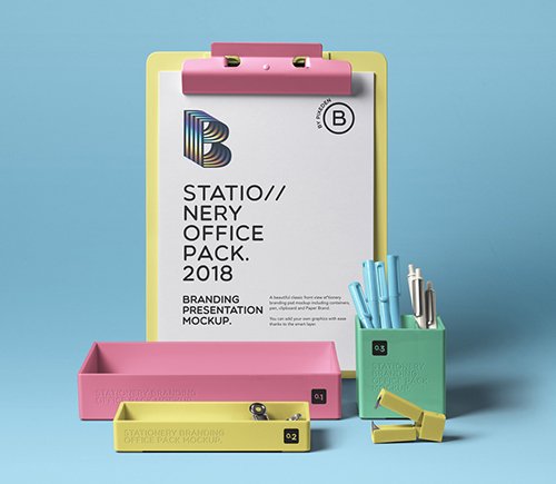 Stationery Office Pack Mockup